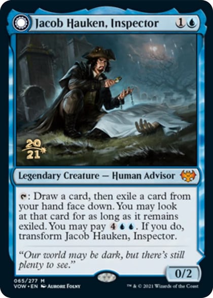 Jacob Hauken, Inspector, Prerelease Cards 65