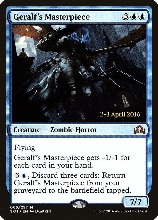 Geralf's Masterpiece, Prerelease Cards 65