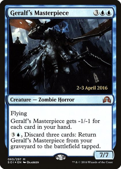 Geralf's Masterpiece, Prerelease Cards 65