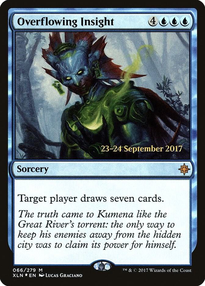 Overflowing Insight, Prerelease Cards 66