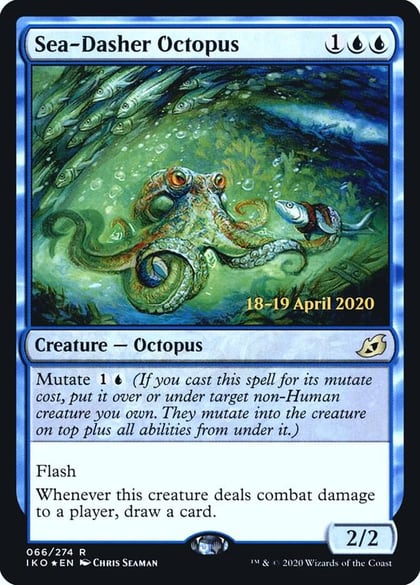 Sea-Dasher Octopus, Prerelease Cards 66