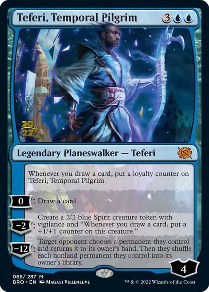 Teferi, Temporal Pilgrim, Prerelease Cards 66