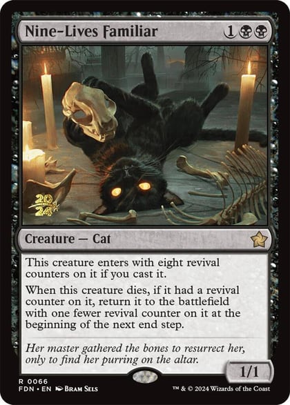 Nine-Lives Familiar, Prerelease Cards 66