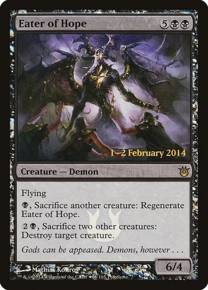 Eater of Hope, Prerelease Cards 66