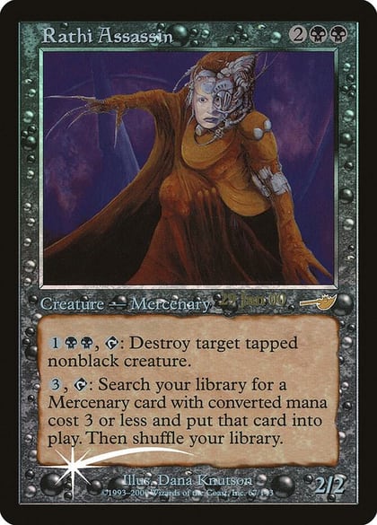 Rathi Assassin, Prerelease Cards 67