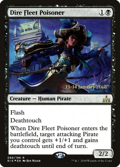 Dire Fleet Poisoner, Prerelease Cards 68