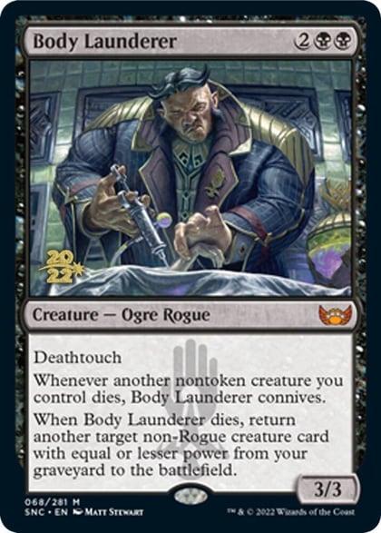 Body Launderer, Prerelease Cards 68