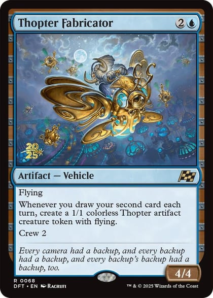 Thopter Fabricator, Prerelease Cards 68