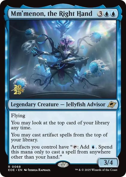 Mm'menon, the Right Hand, Prerelease Cards 68