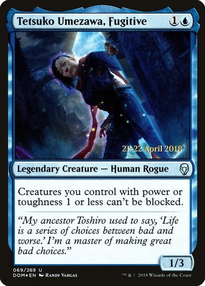 Tetsuko Umezawa, Fugitive, Prerelease Cards 69