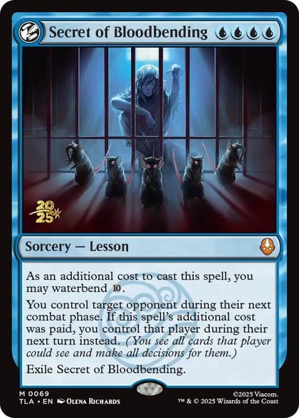 Secret of Bloodbending, Prerelease Cards 69