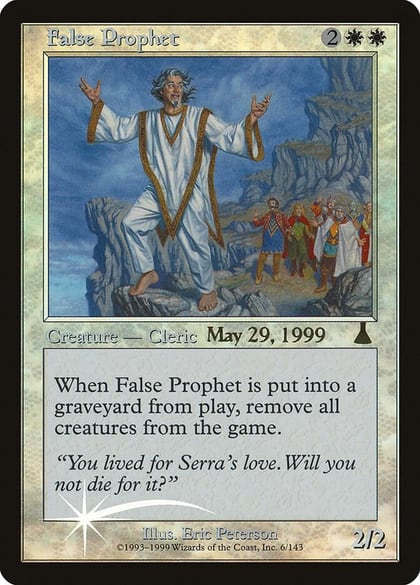 False Prophet, Prerelease Cards 6