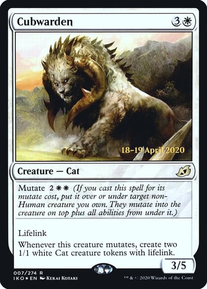 Cubwarden, Prerelease Cards 7