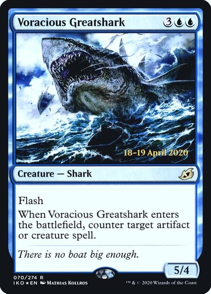 Voracious Greatshark, Prerelease Cards 70