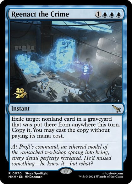 Reenact the Crime, Prerelease Cards 70