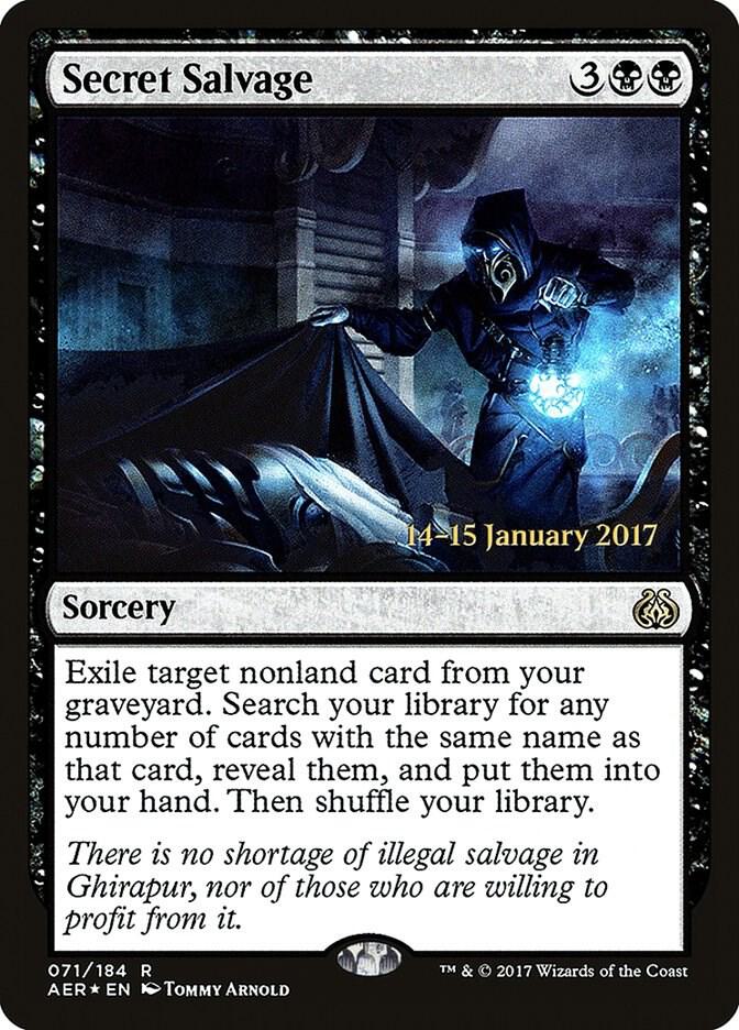 Secret Salvage, Prerelease Cards 71
