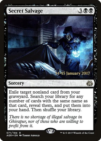 Secret Salvage, Prerelease Cards 71