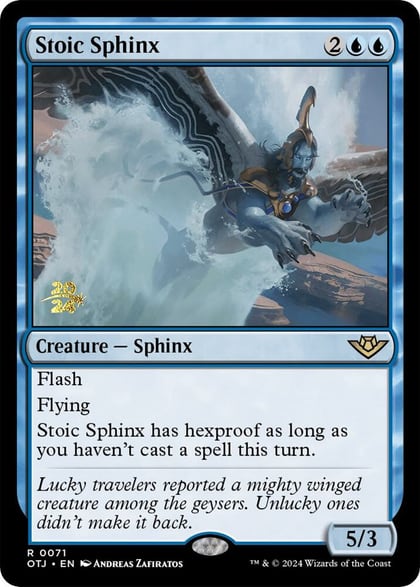 Stoic Sphinx, Prerelease Cards 71