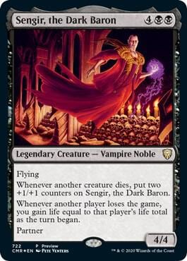 Sengir, the Dark Baron (Alternate Art), Prerelease Cards 722