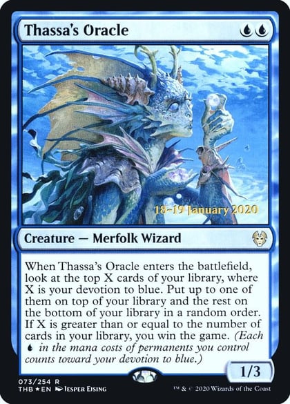 Thassa's Oracle, Prerelease Cards 73