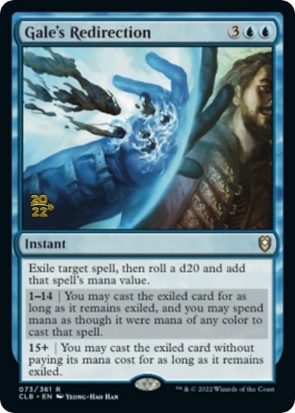 Gale's Redirection, Prerelease Cards 73
