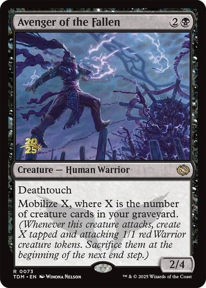 Avenger of the Fallen, Prerelease Cards 73