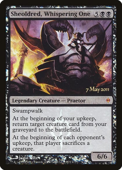 Sheoldred, Whispering One, Prerelease Cards 73