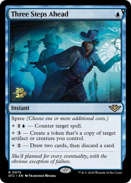 Three Steps Ahead, Prerelease Cards 75