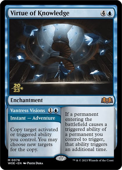 Virtue of Knowledge, Prerelease Cards 76