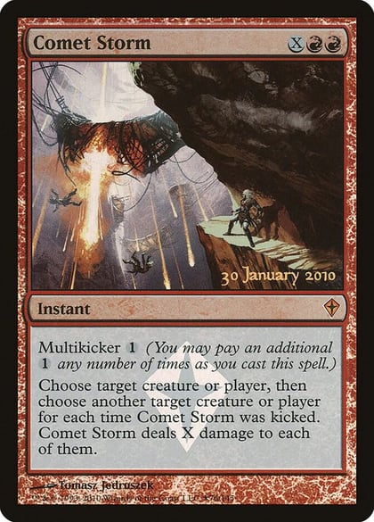 Comet Storm, Prerelease Cards 76