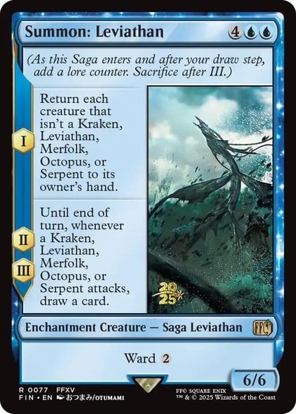 Summon: Leviathan, Prerelease Cards 77