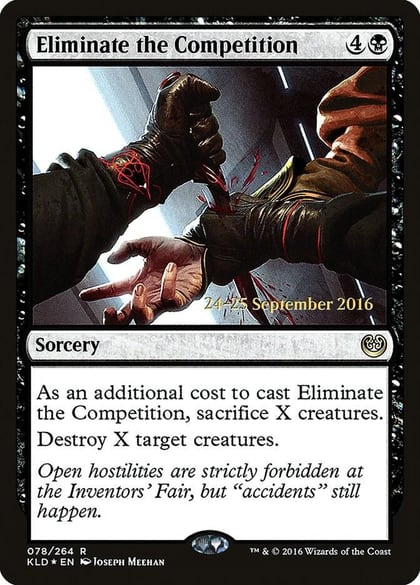 Eliminate the Competition, Prerelease Cards 78