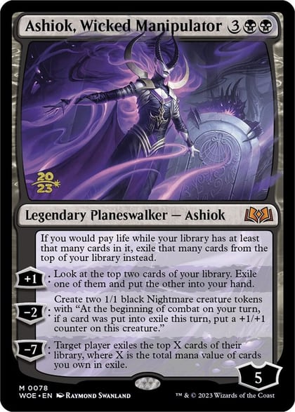 Ashiok, Wicked Manipulator, Prerelease Cards 78