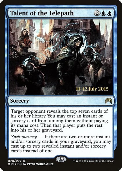 Talent of the Telepath, Prerelease Cards 78