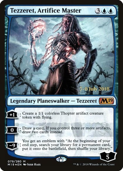 Tezzeret, Artifice Master, Prerelease Cards 79