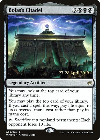 Bolas's Citadel, Prerelease Cards 79