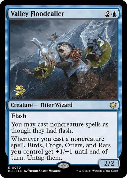 Valley Floodcaller, Prerelease Cards 79