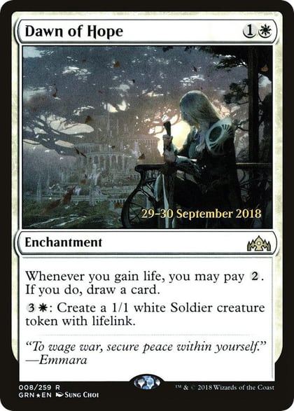 Dawn of Hope, Prerelease Cards 8