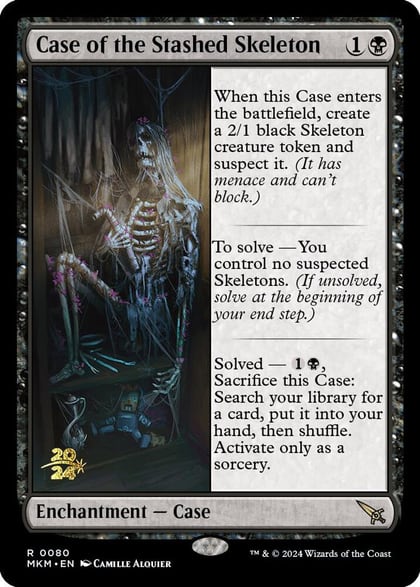 Case of the Stashed Skeleton, Prerelease Cards 80
