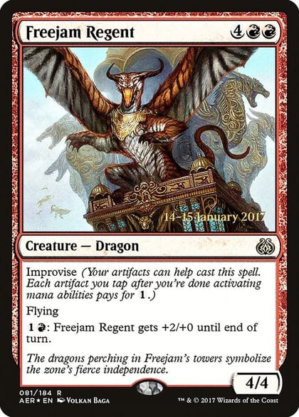 Freejam Regent, Prerelease Cards 81