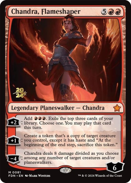 Chandra, Flameshaper, Prerelease Cards 81