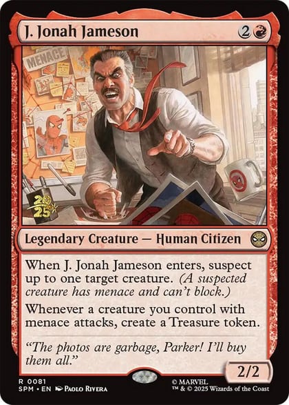 J. Jonah Jameson, Prerelease Cards 81