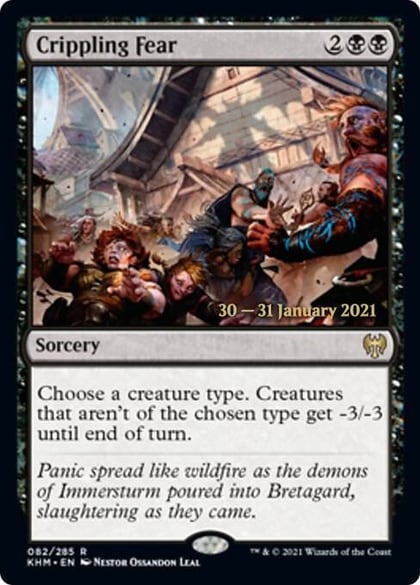 Crippling Fear, Prerelease Cards 82