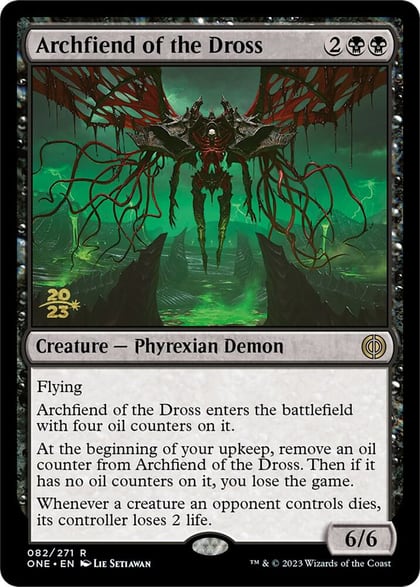 Archfiend of the Dross, Prerelease Cards 82