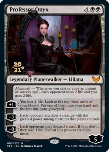 Professor Onyx, Prerelease Cards 83