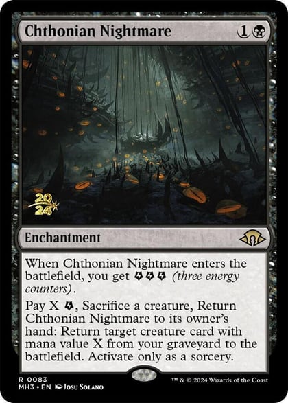 Chthonian Nightmare, Prerelease Cards 83