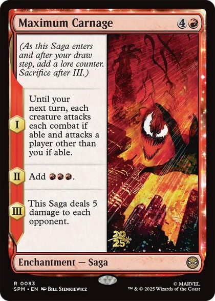 Maximum Carnage, Prerelease Cards 83