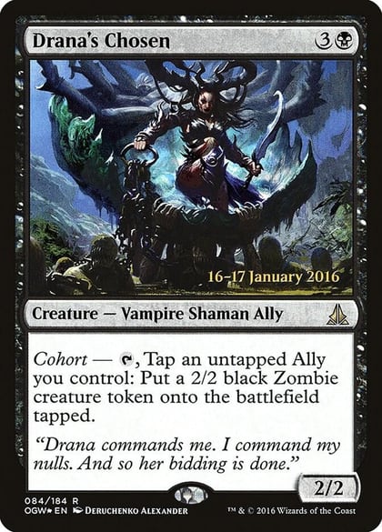 Drana's Chosen, Prerelease Cards 84