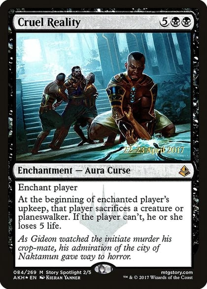 Cruel Reality, Prerelease Cards 84