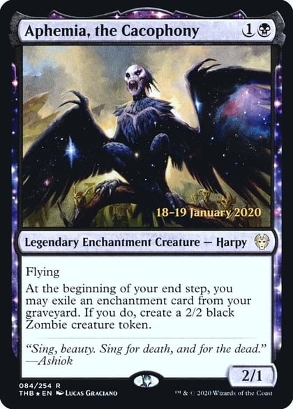 Aphemia, the Cacophony, Prerelease Cards 84